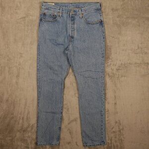 Levi’s Jeans Premium 501 Original Fit Button-Fly  – Women's W29 L32 Light Wash